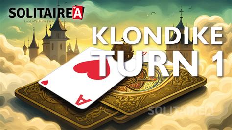 solitaire klondike one turn|klondike one turn solitaire game.
